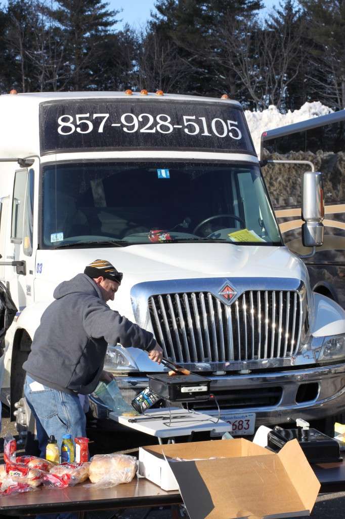 Boston Party bus rental tailgate at Patriots